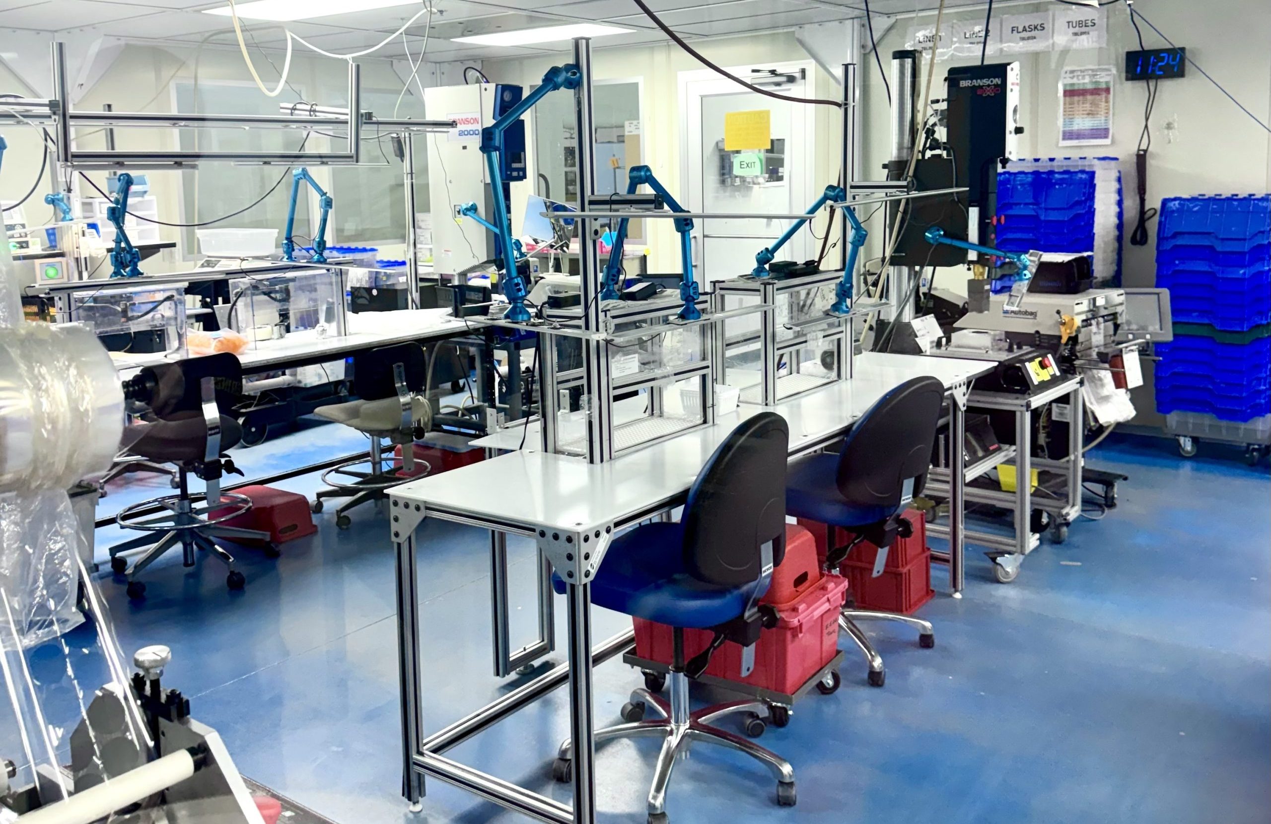 clean-room-manufacturing Pliant Medical engineering capabilities